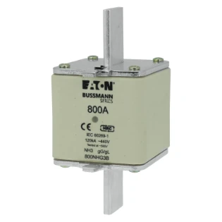 Eaton - Smeltpatroon (mes) - NH FUSE 800A 440V GG/GL SIZE 3 800NHG3B 11429210