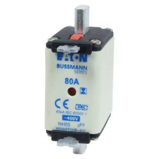 Eaton - Smeltpatroon (mes) - 80Amp 400V AC GFF 00 NH FUSE 80NHFF00BI-400 11430084