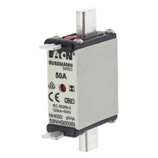 Eaton - Smeltpatroon (mes) - NH FUSE 50AMP 500V SIZE 000 GG IMGL 50NHG000BI 11431252