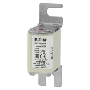 Eaton - HRC zekering - FUSE 200A 690V 00TN/80 AR UR 170M2667 11431395