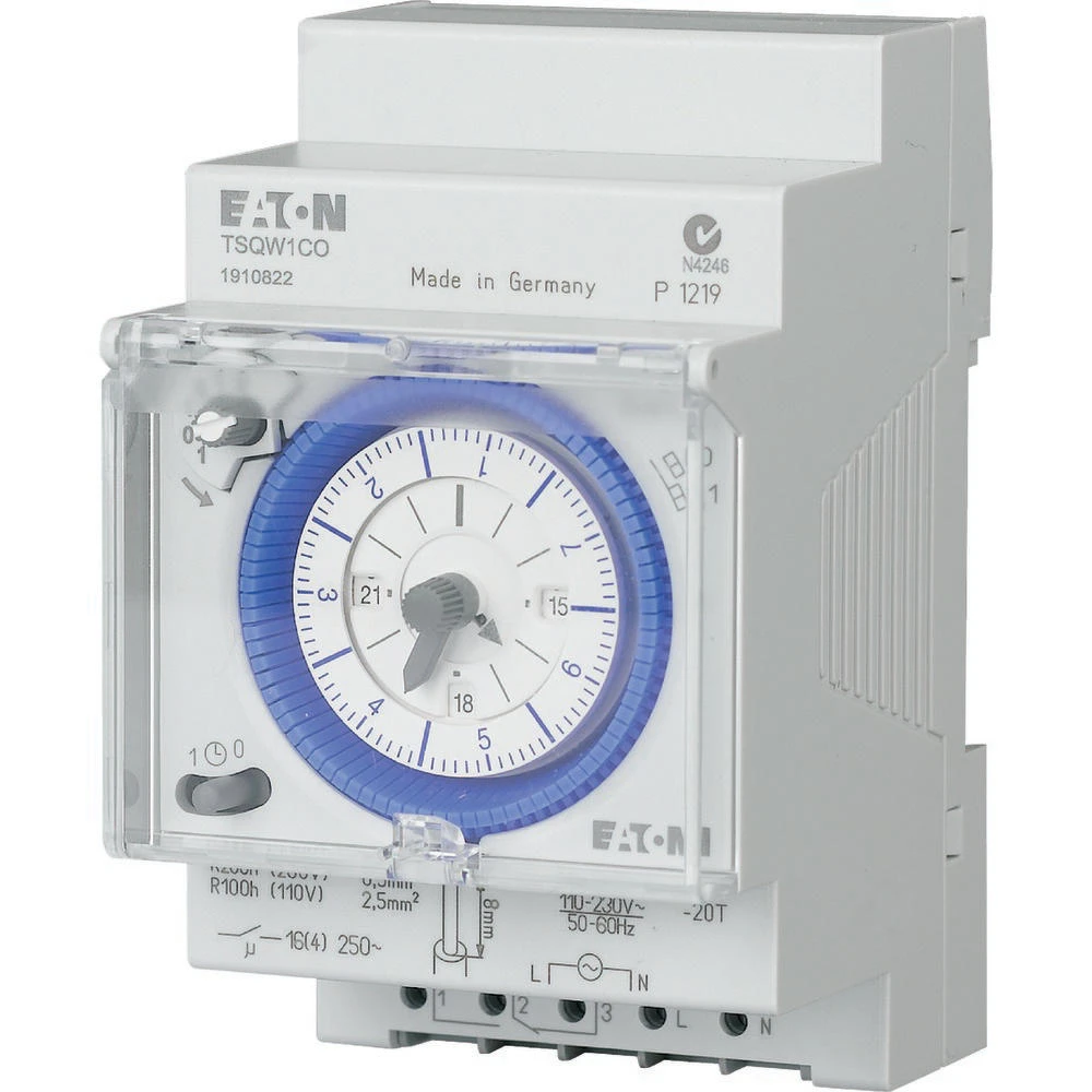 Eaton Analoge schakelklok voor paneelbouw TSQW1CO 167392 11431700