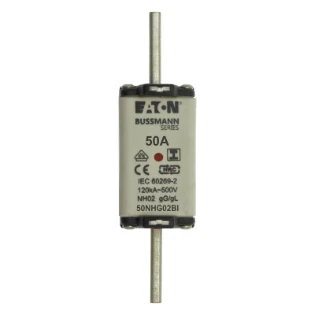 Eaton - Smeltpatroon (mes) - NH FUSE 50A 500V GL/GG SIZE 02 50NHG02BI 11432578