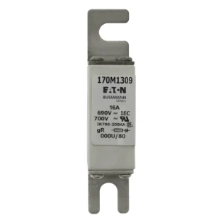 Eaton - HRC zekering - FUSE 16A 690V 000U/80 GR UC 170M1309 11434269