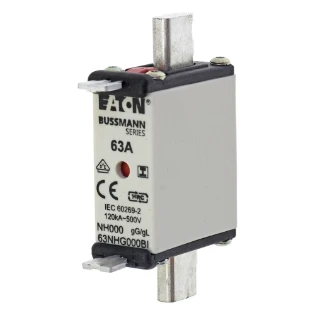 Eaton - Smeltpatroon (mes) - NH FUSE 63AMP 500V SIZE 000 GG IMGL 63NHG000BI 11436625