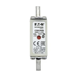 Eaton - HRC zekering - FUSE 63A 690V gR DIN 000 HSDNH 170M1565D 11438522