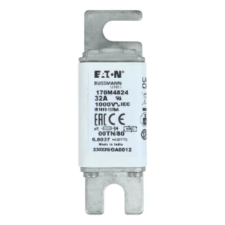 Eaton - HRC zekering - FUSE 32A 1000V 00TN/80 AR 170M4824 11439145