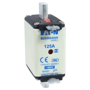 Eaton - Smeltpatroon (mes) - 125Amp 400V AC GFF 00 NH FUSE 125NHFF00BI-400 11441079