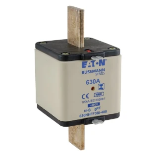 Eaton - Smeltpatroon (mes) - EATON 630Amp 400V AC GFF 3 NH FUSE 630NHFF3BI-400 11441149