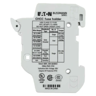 Eaton - Houder voor cilindrische zekering - 1Pole 30A 600V MFH For 10X38 Class CHCC1DU 11443075