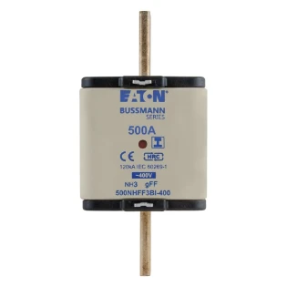 Eaton - Smeltpatroon (mes) - EATON 500Amp 400V AC GFF 3 NH FUSE 500NHFF3BI-400 11446016
