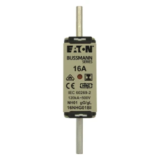 Eaton - Smeltpatroon (mes) - NH FUSE 16A 500V GL/GG SIZE 01 16NHG01BI 11446413