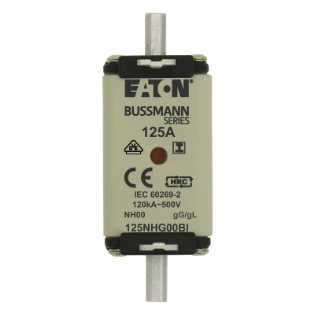 Eaton - Smeltpatroon (mes) - NH FUSE 125A 500V GL/GG SIZE 00 125NHG00BI 11446964