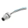 Weidmüller - Ronde connector, inbouw (met kabel) - SAIE-M12S-8-0.5U-FP-M16 1861180000 114480