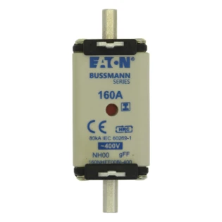 Eaton - Smeltpatroon (mes) - 160Amp 400V AC GFF 00 NH FUSE 160NHFF00BI-400 11449969