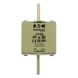 Eaton - Smeltpatroon (mes) - NH FUSE 315AMP 500V gG SIZE 3 DUAL 315NHG3B 11450072