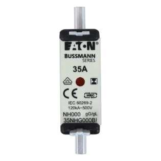 Eaton - Smeltpatroon (mes) - NH FUSE 35AMP 500V SIZE 000 GG IMGL 35NHG000BI 11450319