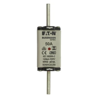 Eaton - Smeltpatroon (mes) - NH FUSE 50A 500V GL/GG SIZE 02 50NHG02BI 11451244