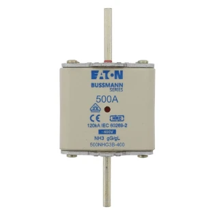 Eaton - Smeltpatroon (mes) - NH FUSE 500A 400V GG/GL SIZE 3 500NHG3B-400 11451336