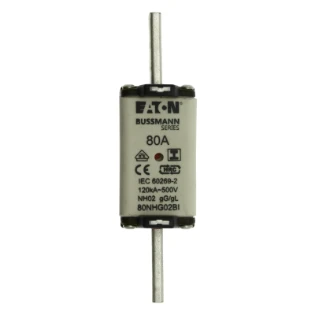Eaton - Smeltpatroon (mes) - NH FUSE 80A 500V GL/GG SIZE 02 80NHG02BI 11451931