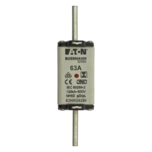 Eaton - Smeltpatroon (mes) - NH FUSE 63A 500V GL/GG SIZE 02 63NHG02BI 11452358