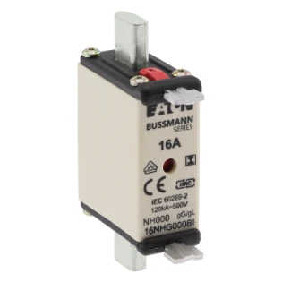Eaton - Smeltpatroon (mes) - NH FUSE 16AMP 500V SIZE 000 GG IMGL 16NHG000BI 11452630