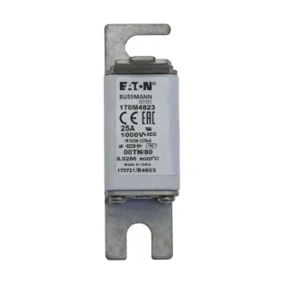 Eaton - HRC zekering - FUSE 25A 1000V 00TN/80 AR 170M4823 11455880