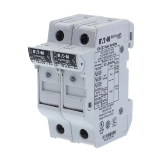 Eaton - Houder voor cilindrische zekering - 2P 10X38MFH 30A 600V Class CC-indic CHCC2DIU 11456267