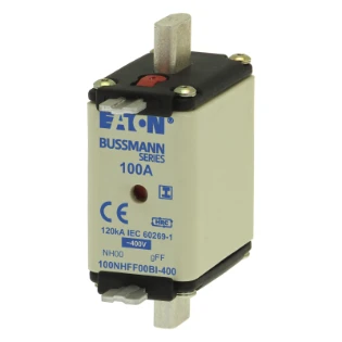 Eaton - Smeltpatroon (mes) - 100Amp 400V AC GFF 00 NH FUSE 100NHFF00BI-400 11457506