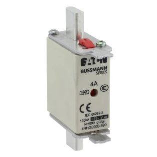 Eaton - Smeltpatroon (mes) - NH FUSE 4AMP 690V SIZE 000 GG MGL 4NHG000B-690 11457745