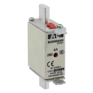 Eaton - Smeltpatroon (mes) - NH FUSE 4AMP 690V SIZE 000 GG MGL 4NHG000B-690 11460925