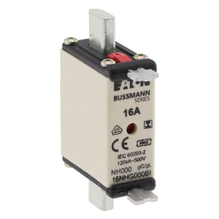 Eaton - Smeltpatroon (mes) - NH FUSE 16AMP 500V SIZE 000 GG IMGL 16NHG000BI 11461081