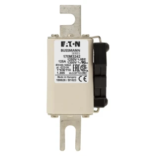 Eaton - HRC zekering - FUSE 125A 1250V 1*KN/110 AR CU 170M3242 11463532