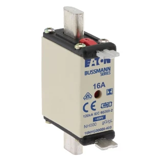 Eaton - Smeltpatroon (mes) - NH FUSE 16A 400V GG SIZE 000 16NHG000BI-400 11470140