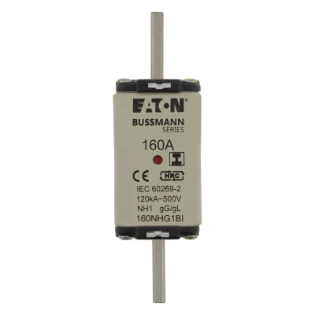 Eaton - Smeltpatroon (mes) - NH FUSE 160AMP 500V AC gG 1 DUAL IN 160NHG1BI 11470711