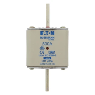 Eaton - Smeltpatroon (mes) - NH FUSE 500A 400V GG/GL SIZE 3 500NHG3B-400 11470732