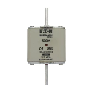 Eaton - Smeltpatroon (mes) - NH FUSE 500A 690V gG SIZE 3 500NHG3B-690 11472804