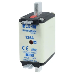 Eaton - Smeltpatroon (mes) - 125Amp 400V AC GFF 00 NH FUSE 125NHFF00BI-400 11478711