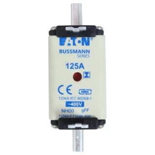 Eaton - Smeltpatroon (mes) - 125Amp 400V AC GFF 00 NH FUSE 125NHFF00BI-400 11478896