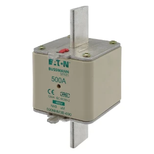 Eaton - Smeltpatroon (mes) - NH FUSE 500A 690V AM SIZE 3 500NHM3B-690 11481015