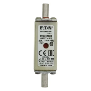 Eaton - HRC zekering - FUSE 20A 690V gR DIN 000 HSDNH 170M1560D 11481387