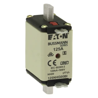 Eaton - Smeltpatroon (mes) - NH FUSE 125A 500V GL/GG SIZE 00 125NHG00BI 11483439