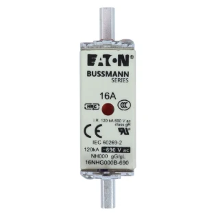 Eaton - Smeltpatroon (mes) - NH FUSE 16AMP 690V SIZE 000 GG MGL 16NHG000B-690 11484612
