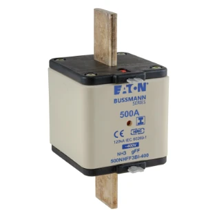 Eaton - Smeltpatroon (mes) - EATON 500Amp 400V AC GFF 3 NH FUSE 500NHFF3BI-400 11484651