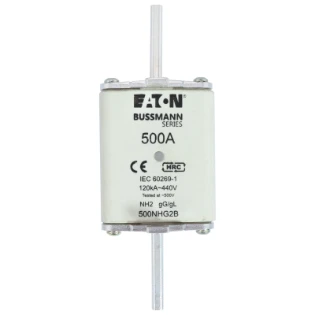 Eaton - Smeltpatroon (mes) - NH FUSE 500A 500V GG/GL SIZE 2 500NHG2B 11487336