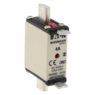 Eaton - Smeltpatroon (mes) - NH FUSE 4AMP 500V SIZE 000 GG IMGL 4NHG000BI 11487573