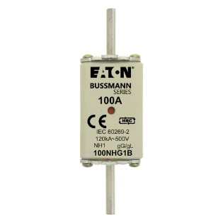 Eaton - Smeltpatroon (mes) - NH FUSE 100AMP 500V gG SIZE 1 DUAL 100NHG1B 11489225