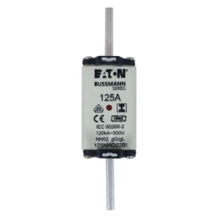Eaton - Smeltpatroon (mes) - NH FUSE 125A 500V GL/GG SIZE 02 125NHG02BI 11490538