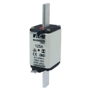 Eaton - Smeltpatroon (mes) - NH FUSE 125A 500V GL/GG SIZE 02 125NHG02BI 11490552