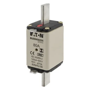 Eaton - Smeltpatroon (mes) - NH FUSE 80A 500V AC gG  SIZE 1 80NHG1BI 11491223
