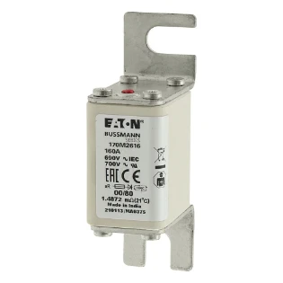 Eaton - HRC zekering - FUSE 160A 690V 00/80 AR UR 170M2616 11491435